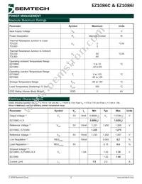 EZ1086CT-3.3T Datasheet Page 2