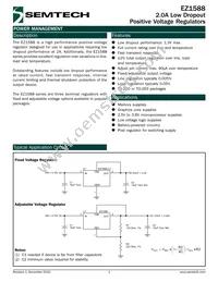EZ1588CM-3.3TRT Datasheet Cover