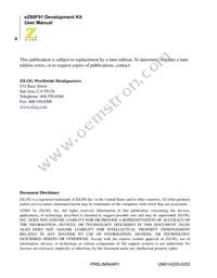 EZ80F916050MODG Datasheet Page 2