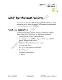 EZ80F916050MODG Datasheet Page 17