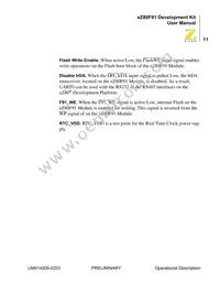 EZ80F916050MODG Datasheet Page 21