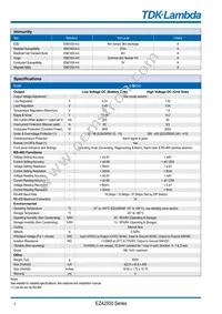 EZA250032048 Datasheet Page 2