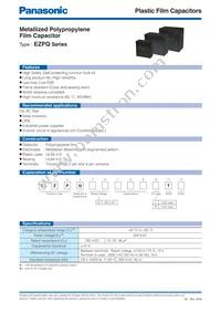 EZP-Q25366LTA Datasheet Cover