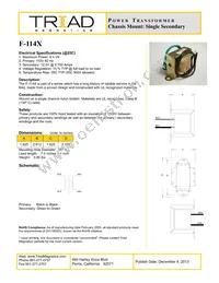 F-114X Datasheet Cover