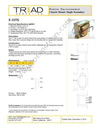 F-115X Datasheet Cover