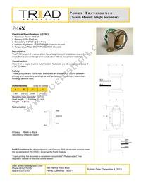 F-16X Datasheet Cover