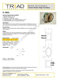 F-180X Datasheet Cover