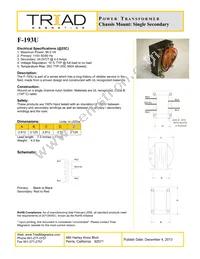 F-193U Datasheet Cover