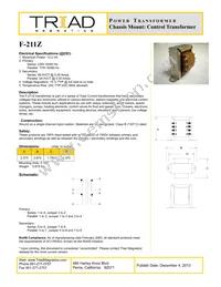 F-211Z Datasheet Cover