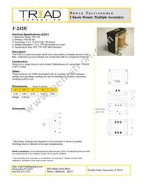 F-241U Datasheet Cover