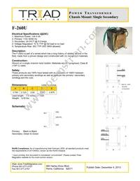 F-260U Datasheet Cover