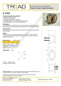 F-270X Datasheet Cover