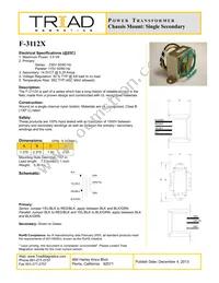 F-3112X Datasheet Cover