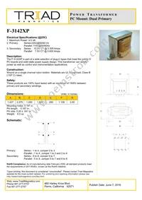 F-3142XP Datasheet Cover