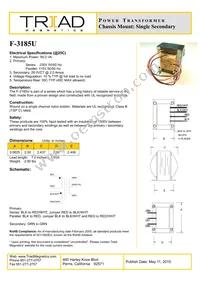 F-3185U Datasheet Cover