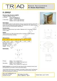 F-359XP Datasheet Cover