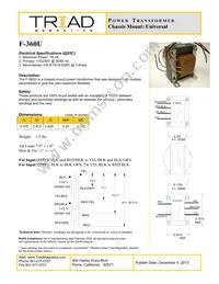 F-360U Datasheet Cover