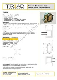 F-46X Datasheet Cover