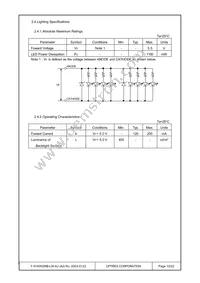 F-51405GNB-LW-AJ Datasheet Page 10