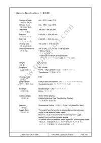 F-55471GNFJ-SLW-AMN Datasheet Page 3