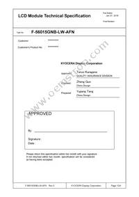 F-56015GNB-LW-AFN Datasheet Cover