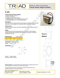 F-6X Datasheet Cover