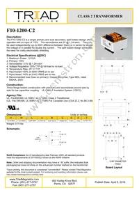 F10-1200-C2 Datasheet Cover