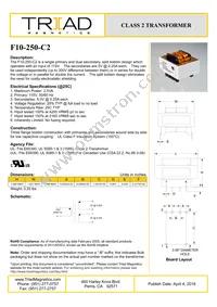F10-250-C2 Datasheet Cover