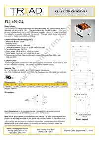 F10-600-C2 Datasheet Cover