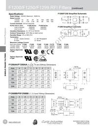 F1250DD20 Datasheet Page 2