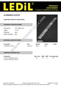 F14344_FLORENCE-1R-ZT25 Datasheet Cover