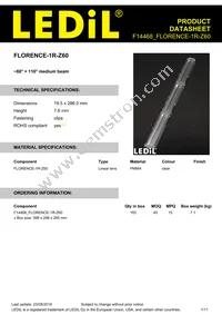 F14468_FLORENCE-1R-Z60 Datasheet Cover
