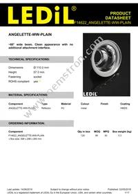 F14622_ANGELETTE-WW-PLAIN Datasheet Cover