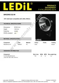 F14740_BROOKE-G2-W Datasheet Cover