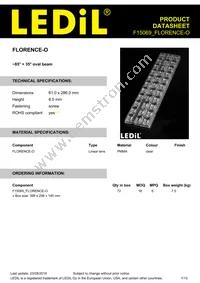 F15069_FLORENCE-O Datasheet Cover