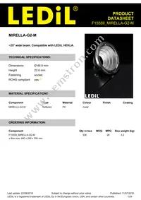 F15559_MIRELLA-G2-M Datasheet Cover