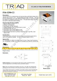 F16-1250-C2 Datasheet Cover