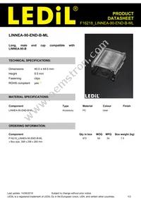 F16218_LINNEA-90-END-B-ML Datasheet Cover