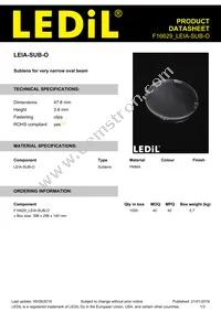 F16629_LEIA-SUB-O Datasheet Cover