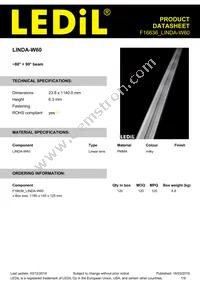 F16636_LINDA-W60 Datasheet Cover
