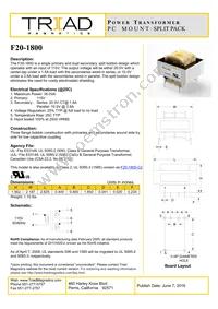 F20-1800 Datasheet Cover