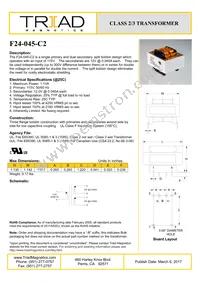 F24-045-C2 Datasheet Cover