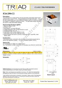 F24-250-C2 Datasheet Cover