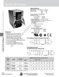 F2700AA03 Datasheet Cover