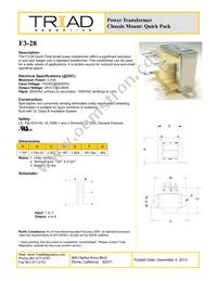 F3-28 Datasheet Cover