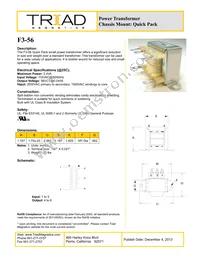 F3-56 Datasheet Cover