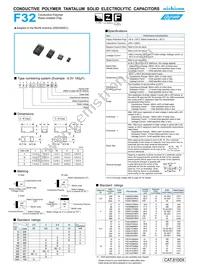 F321A157MCC Datasheet Cover