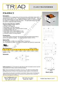 F36-030-C2 Datasheet Cover