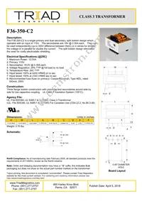 F36-350-C2 Datasheet Cover