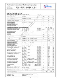 F3L150R12W2H3B11BPSA1 Datasheet Page 4